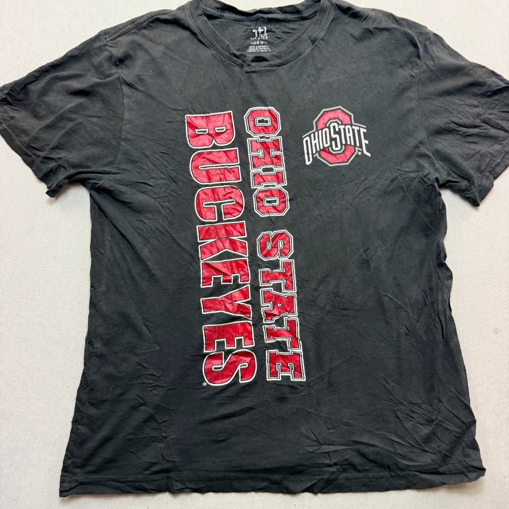 Team Athletics Ohio State Buckeyes Kids Large 10/12 Black Good Graphic T-Shirt